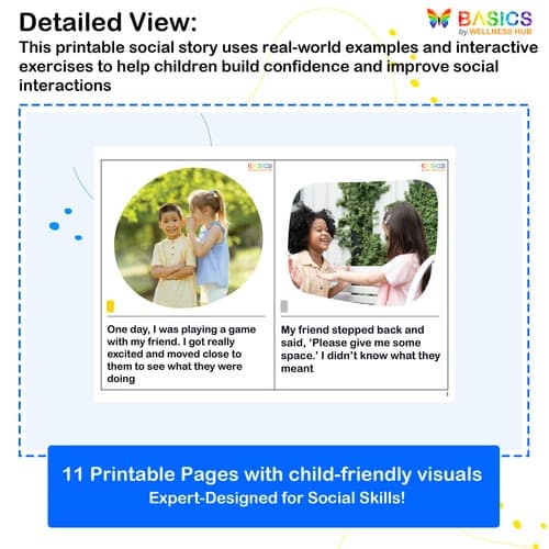 Respecting Personal Space – Social Story for Kids’ Personal Boundaries preview 2