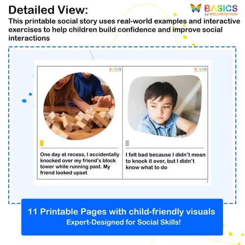 Saying Sorry and Making Amends – Social Story for Kids preview 2