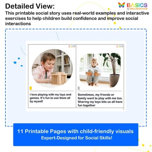 Sharing and Taking Turns – Social Story for Kids’ Social Skills preview 2