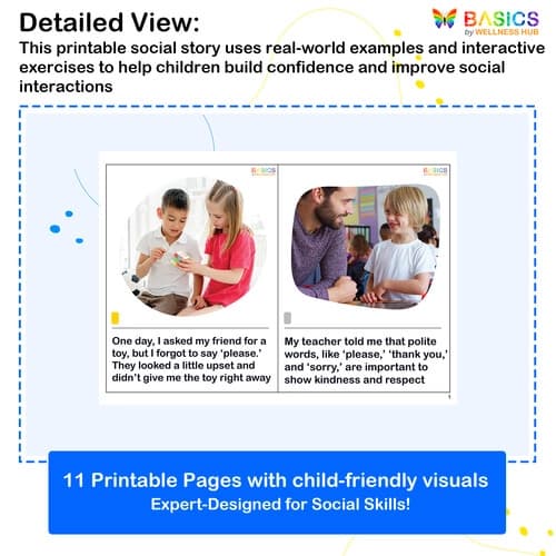 Understanding and Using Polite Words – Social Story for Kids preview 2