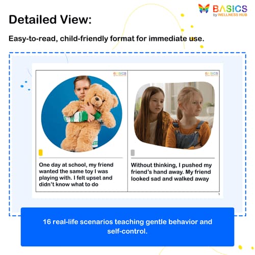 Using Kind Hands – Social Story for Gentle Behavior & Self-Control preview 2