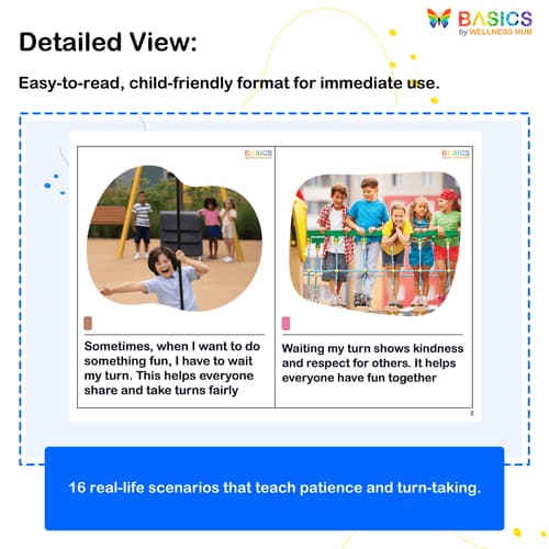 Waiting My Turn – Social Story for Patience and Taking Turns