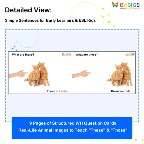 What Are These and Those? WH Questions – Animals (Printable PDF)