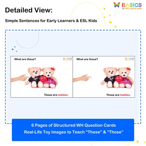 What Are These and Those? WH Questions – Toys (Free Printable PDF)