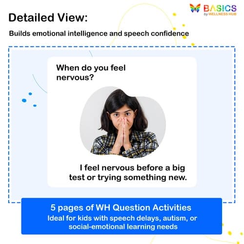 When Questions Flashcards – Emotions and Sensory Responses for Kids (Printable PDF)