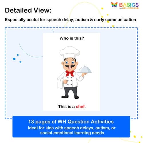 Who Questions Flashcards – Identifying Professions for Kids (Printable PDF)