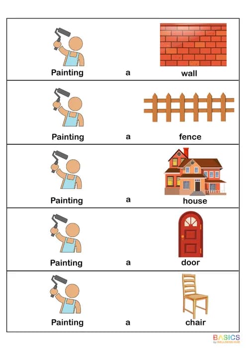 Action + Target Object / Place Worksheet Set – Illustrated Learning Resource-PDF2