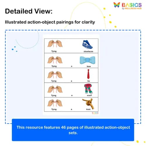 Action + Target Object / Place Worksheet Set – Illustrated Learning Resource preview 2