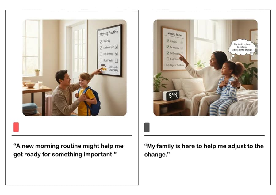 Adapting to a Different Morning Routine – Social Story for Kids-PDF2