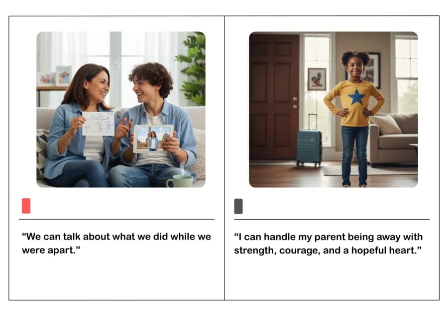 Social Story: Adjusting to a Parent Being Away-PDF2