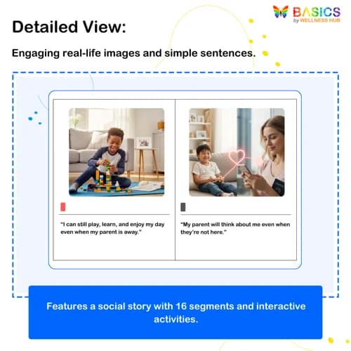 Social Story: Adjusting to a Parent Being Away preview 2