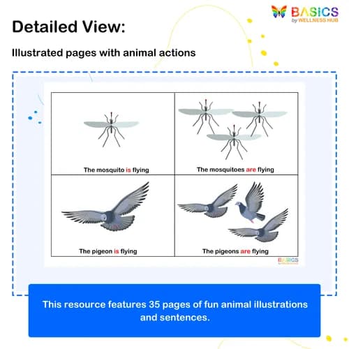 IS / ARE – Animal Actions: Fun Grammar Practice for Kids