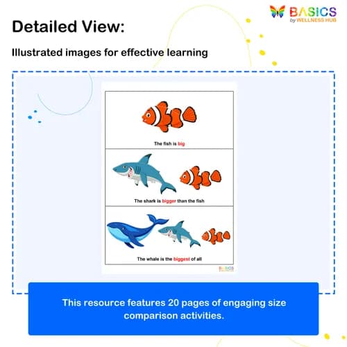 BIG & SMALL – Learn Comparison Words Through Pictures preview 2