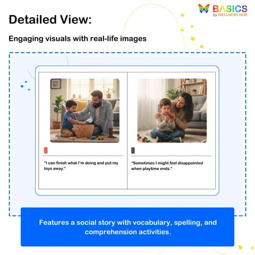 Ending Playtime and Starting Homework – Social Story for Kids preview 2