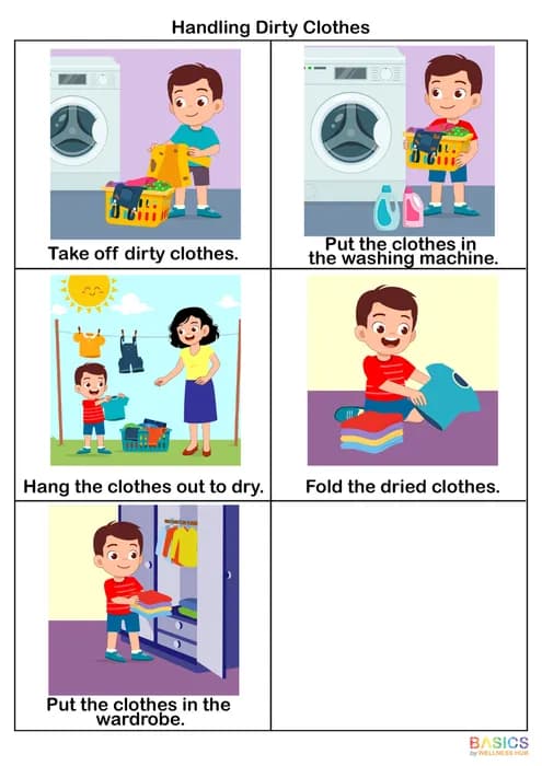 Life Skills Worksheets – 5-Step Routines for Kids-PDF2