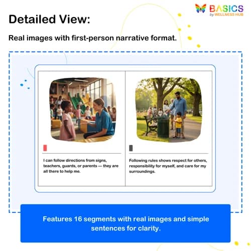 Following Rules in Public Places Social Story – Printable PDF for Kids