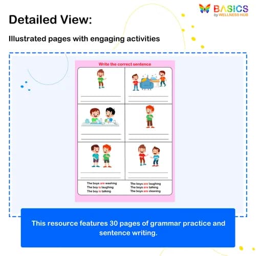 Write the Correct Grammar – Boy/Boys: Sentence Practice for Kids preview 2