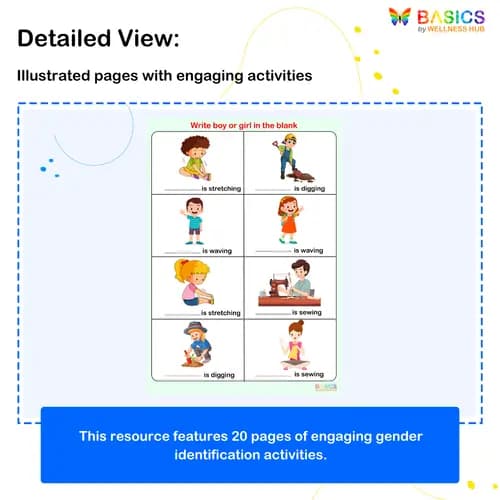 Identifying Boys and Girls: Printable PDF for Observation and Writing preview 2