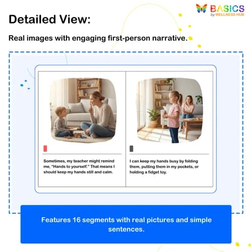 Keeping My Hands to Myself Social Story – Printable PDF for Kids