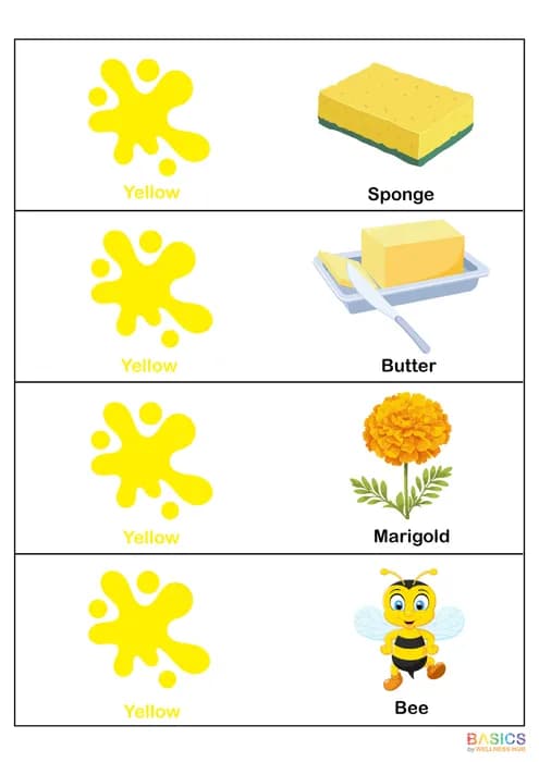 SINGLE COLOR – Learn Colors Through Pictures: Printable PDF for Kids-PDF2