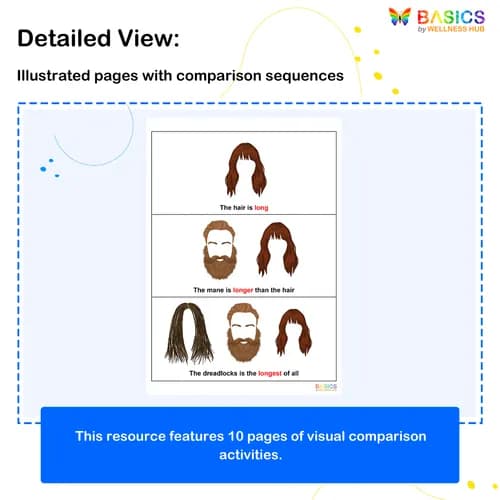 LONG & SHORT – Learn Comparison Words Through Pictures preview 2