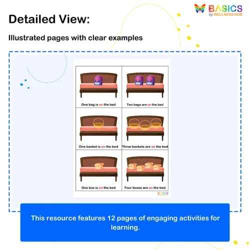 ON & UNDER: One and Many “On” – Prepositions and Plurals for Kids