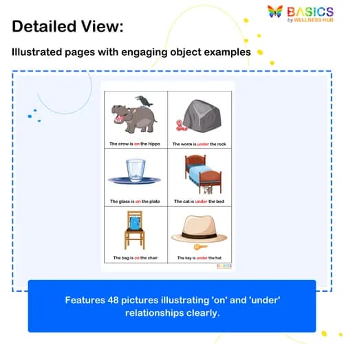 ON & UNDER: Mixed Object Sets – Prepositions Activity for Kids