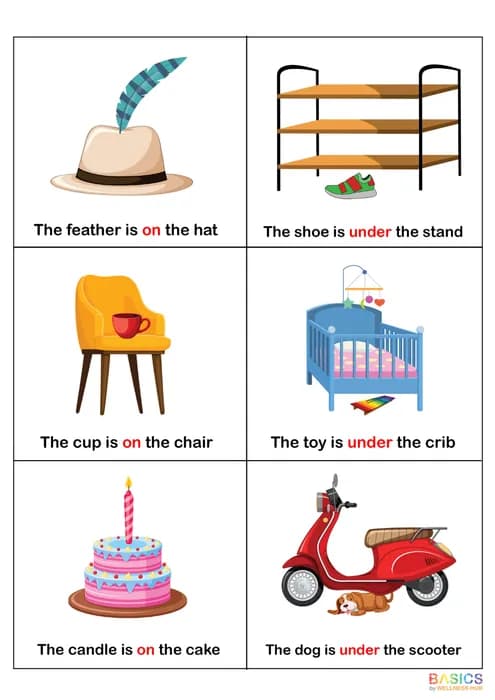 ON & UNDER: Mixed Object Sets – Prepositions Activity for Kids-PDF2