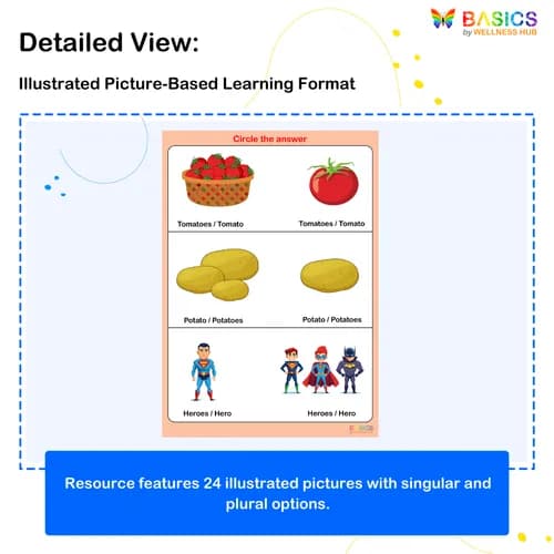 OES – Circle the Correct Answer: Singular or Plural preview 2