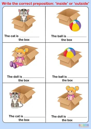 Inside and Outside Prepositions Worksheet – Printable PDF for Kids-PDF2