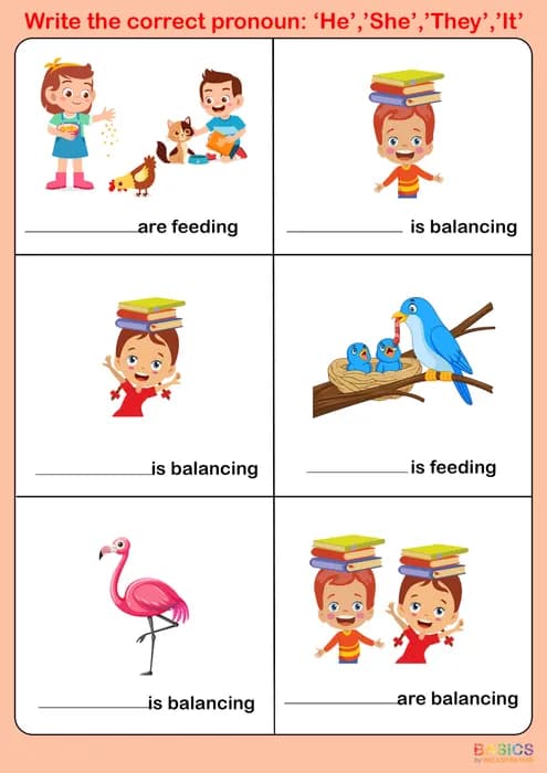 HE, SHE, THEY, IT – Write the Correct Word: Pronoun Practice for Kids-PDF2