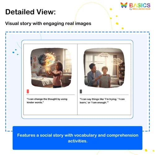 Recognizing and Stopping Negative Self-Talk – Social Story for Kids preview 2