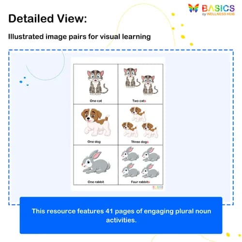 PLURALS – “S” – Learn Regular Plural Nouns with Pictures preview 2