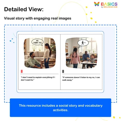 Saying No When I Need To – Social Story for Kids