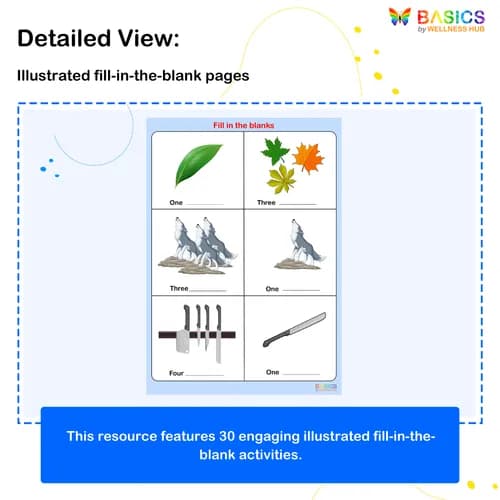 VES – Fill in the Blanks: Singular or Plural Practice for Kids preview 2
