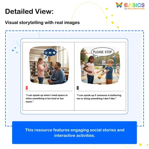 Speaking Up for Myself – Social Story with Activities preview 2