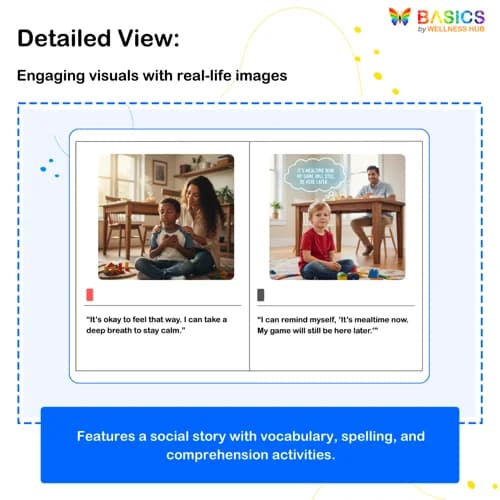 Stopping a Game to Join Mealtime – Social Story for Kids preview 2