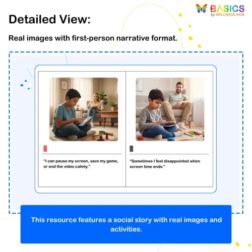 Switching from Screen Time to Other Activities – Social Story PDF