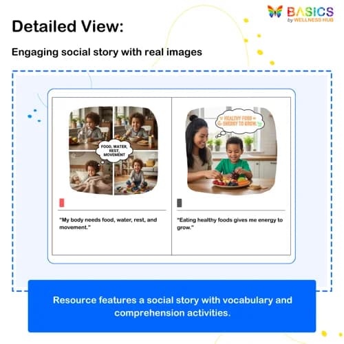 Taking Care of Myself – Social Story for Physical and Emotional Well-being preview 2