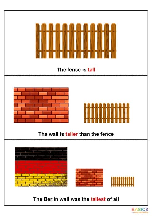 Tall & Short – Learn Comparison Words Through Pictures-PDF2
