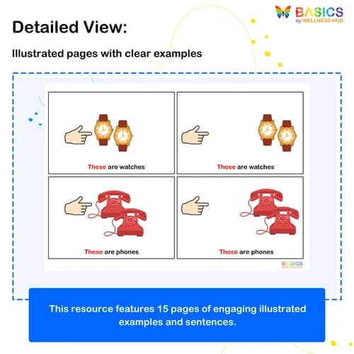 These & Those: Identify Near and Far Objects – Printable PDF preview 2