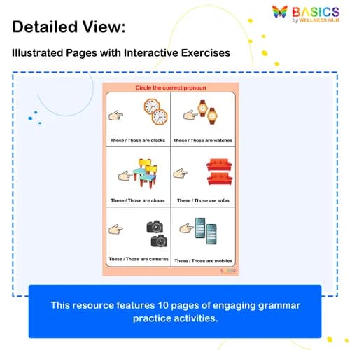 These & Those – Circle the Correct Word: Printable PDF Activity