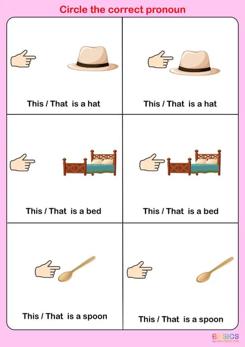 THIS & THAT – Circle the Correct Word: Printable PDF for Kids-PDF2