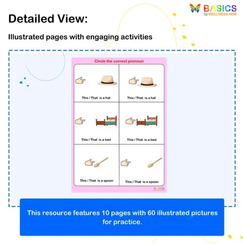 THIS & THAT – Circle the Correct Word: Printable PDF for Kids