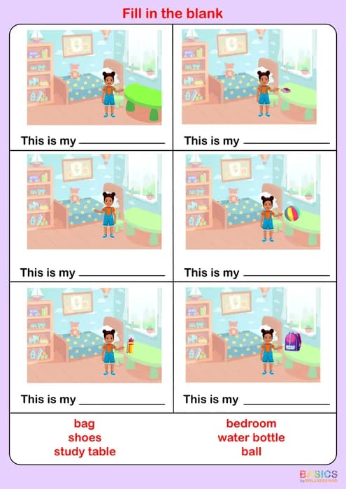 THIS IS MY… – Fill in the Blank Using Options (African Boy & Girl)-PDF2