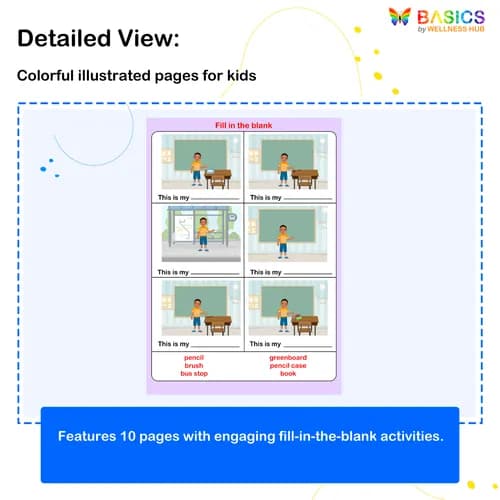 THIS IS MY… – Fill in the Blank Using Options (African Boy & Girl)