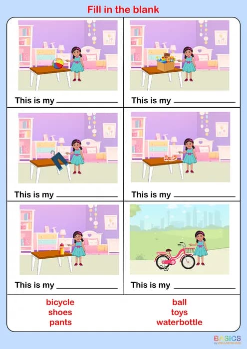 THIS IS MY… – Fill in the Blank with Illustrated Options-PDF2