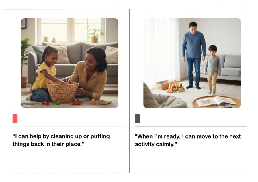 Transitioning Between Activities at Home – Social Story PDF-PDF2