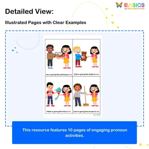 Object Pronoun: He (Giving to Me) – Printable PDF for Kids preview 2