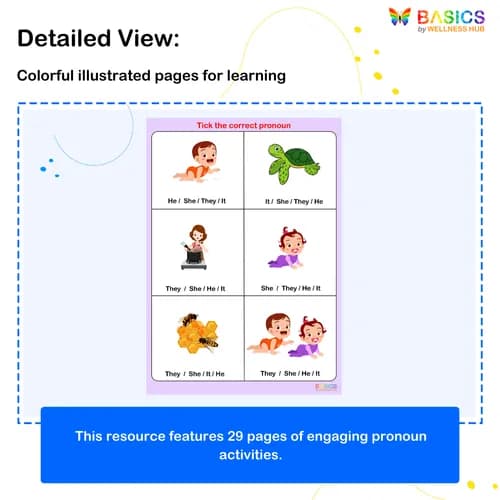 HE, SHE, THEY, IT – Tick the Correct Word: Pronoun Practice for Kids